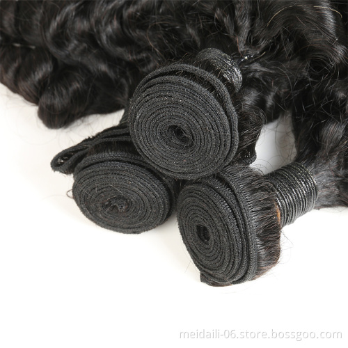 wholesale price virgin brazilian fumin hair natural color curly human hair weave 100 cuticle aligned hair